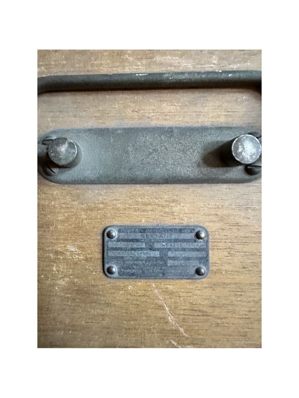 WWII U.S. Army Air Forces Aircraft British RAF Sextant AN-C-99 W/Box - Picture 8 of 15